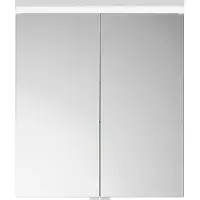 Burgbad Lin20 Spiegelschrank LED-Beleuchtung,2 Türen, 600x700x170mm