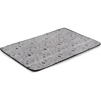 AIO Factory Hundebettmatte 100x70 cm wasserdicht Knochen schwarz