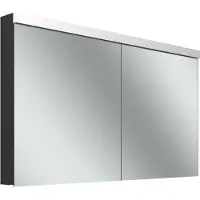 Schneider LOW plus LED Spiegelschrank, 2 Türen 65/65cm, 1295x120x747mm, Beleuchtung oben