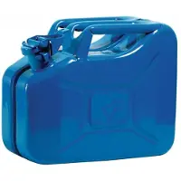 Valpro Kraftstoffkanister 10 l Signalblau RAL 5005 Stahlblech 0,9 mm L345xB165xH275mm