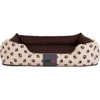 HOBBYDOG Hundebett Prestige L – 65×50 cm, wasserabweisend, abnehmbarer Bezug, , ideal für kleine Hunde, viele Farben & Muster