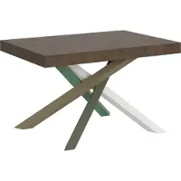 Itamoby Ausziehtisch 120/380x90 cm Volantis Nussbaum mehrfarbig Beine 4/A