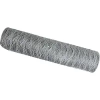 vidaXL Hexagonzaun Silber 0,8 x 25 m Verzinkter Stahl