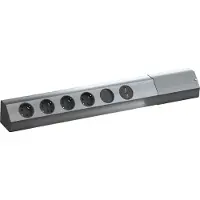 Bachmann CASIA 4x Schutzkontakt, Schalter, USB-Charger, Edelstahl