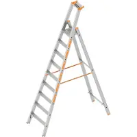 Layher Topic 1064 Stufenstehleiter 9 Stufen