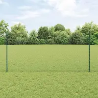 Syfax Zaun mit Pfosten Grün