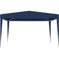vidaXL "Partyzelt Wasserdicht Design - Partyzelt/ Festzelt - 4x4 m Blau NeuMöbel 1134649