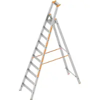 Layher Topic 1064 Stufenstehleiter 10 Stufen