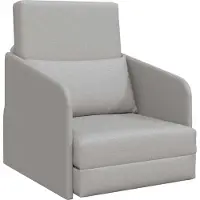 vidaXL Schlafsofa Wolkengrau 65 x 80 x 83 cm Stoff