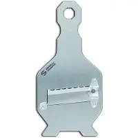 Sanelli Ambrogio - Trüffelhobel aus Edelstahl - gewellte Klinge mit 0,2 bis 3 mm Regler und 20,5 cm Griff