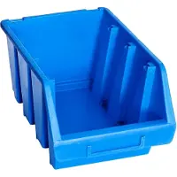 vidaXL Stapelboxen 20 Stk. Blau Kunststoff