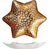 Pengo Goldcosmo 32,5 cm goldener Weihnachtstischaufsatz