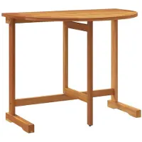 Syfax Balkontisch Klappbar 90x60x72 cm Massivholz Akazie