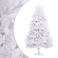 Syfax Künstlicher Weihnachtsbaum Klappbar mit Ständer Weiß 300 cm