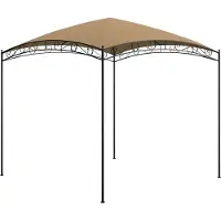 Syfax Pavillon 3x3x2,65 m Taupe 180 g/m²