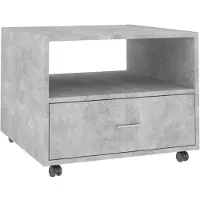 vidaXL Couchtisch Betongrau 55x55x40 cm Holzwerkstoff
