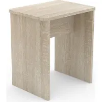 VCM Holz Sitzhocker Würfel | Fußablage mit den Maßen H. 45 x B. 40 x T. 30 cm | Beistelltisch Esal