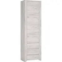 Wójcik Büroschrank Amazonas ¦ weiß ¦ Maße (cm): B: 56 H: 190 T: 40.0