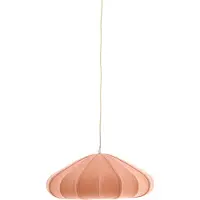 Light & Living Stoff-Pendellampe Cesano Ø 50cm – hellrosa