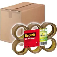 Amos Scotch Verpackungsklebeband 371, Braun, 48 mm x 66 m, 0,048 mm