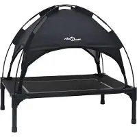 Syfax Hundebett Schwarz 63 x 49,5 x 60 cm Stahl