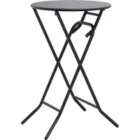 Syfax Gartentisch Anthrazit 50 x 50 x 72 cm Metall