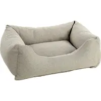 Flamingo Hundebett Geneve rechteckig beige, Maße: 65 x 50 x 20 cm