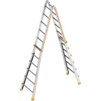 Layher Topic 1058 Teleskopleiter 4x6 Sprossen