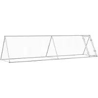 vidaXL Hühnerkäfig Silbern 400x105x91 cm Verzinkter Stahl