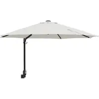 Syfax Garten-Sonnenschirm Sand 248 x 248 x 148 cm Polyester und Stahl
