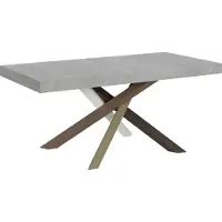 Itamoby Ausziehbarer Tisch 90x180/440 cm Volantis Cemento Gestell 4/C