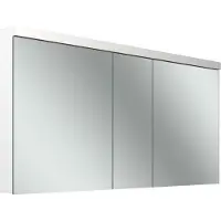 Schneider LOW plus LED Spiegelschrank, 3 Türen 60/30/60cm, 1495x120x747mm, Beleuchtung oben