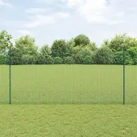 Syfax Zaun mit Pfosten Grün