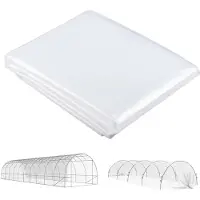 Outsunny Gewächshausfolie 6 x 10 m, wasserdichtGartenfolie, aus PE