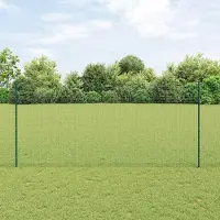 Syfax Zaun mit Pfosten Grün