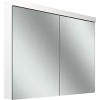 Schneider LOW plus LED Spiegelschrank, 2 Türen 50/50cm, 995x120x747mm, Beleuchtung oben