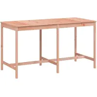 Syfax Gartentisch 203,5x90x110 cm Massivholz Douglasie