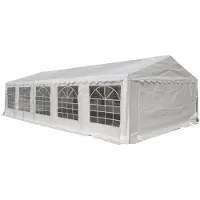 Ebuy24 Jones Pavillon, Partyzelt 5x10 M, weiss.