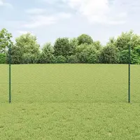 Syfax Zaun mit Pfosten Grün