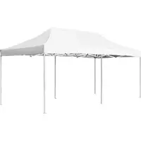 Syfax Profi-Partyzelt Faltbar Aluminium 6x3 m Weiß