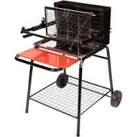 Somagic Holzkohle-Grill mit vertikalem Feuerraum, Modell RAYMOND