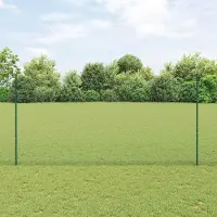 Syfax Zaun mit Pfosten Grün