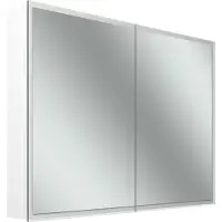 Schneider GLOW D2W Spiegelschrank, 2 Türen 50/50cm, 1013x136x736mm, rundum Beleuchtung, Dim2Warm, 218.100.02.02