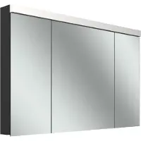 Schneider LOW plus LED Spiegelschrank, 3 Türen 30/60/30cm, 1195x120x747mm, Beleuchtung oben