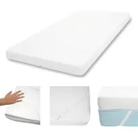 Mendler 10cm Memoryfoam-Matratzentopper MCW-E63, Topper Matratzenauflage Matratzenschoner 90x200cm Viscoschaum