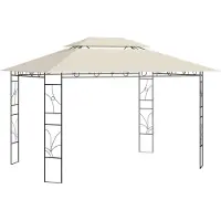 Syfax Pavillon 4x3x2,7 m Creme 160 g/m²