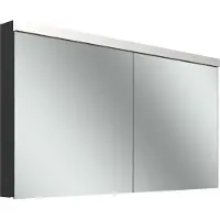 Schneider LOW plus LED Spiegelschrank, 2 Türen 70/70cm, 1395x120x747mm, Beleuchtung oben