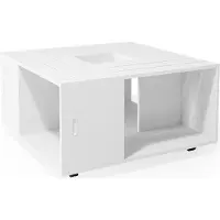 Vicco Couchtisch Anton Weiß 80 x 80 cm, Model 34493