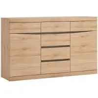 Wójcik Kommode Turino , holzfarben , Maße (cm): B: 150 H: 92 T: 40.0