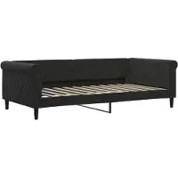 Syfax Tagesbett Schwarz 100x200 cm Samt